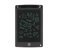 GROSSē LCD Writing Tablet 12 Inch bright Electronic Drawing Board Graphic Tablets with Memory Lock Handwriting Paperless Notepad Suitable for Home Job School Office Blackboard (Black, 12")