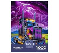 Großer Lastwagen Puzzle 1000-teilige Schwer Puzzle Spielzeug Pädagogisches Spiel Impossible Herausforderung Spielzeug Für Erwachsene Und Kinder Ab 12 Jahren 52x38cm/1000pcs