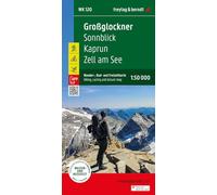 Grossglockner, Sonnblick, Kaprun, Zell am See - Hiking, Cycling and Leisure Map