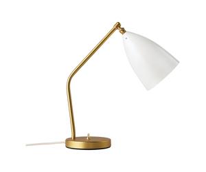 Grossman Collection Gräshoppa Table Lamp Brass/ Polished Alabaster White