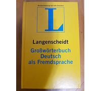 Großwörterbuch Deutsch als Fremdsprache