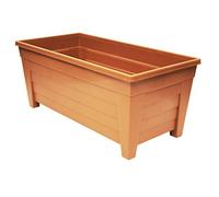 Grosvenor Large 55cm Long Garden Planter Plant Pot Plastic Trough Raised Planter