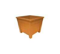 Grosvenor (X2) 100339112 Square Flower Pot - 33 cm - Ebony