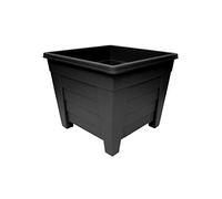 Grosvenor (x2) 100339212 Square Planter/Plant Pot - 38 cm, Ebony
