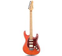 Grote Electric Solid Body Guitar Modern-GST For Beginners (Coma Red)