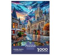 Grote Markt 1000 Piece Impossible Puzzle for Adults - Challenging Jigsaw Puzzles, Family Activity & Game Gift 52x38cm/1000pcs