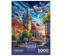 Grote Markt Jigsaw Puzzles for Adults Kids, 1000 Pieces Puzzle Whimsical Challenge Toy 52x38cm/1000pcs