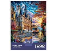 Grote Markt Puzzle 1000 Pcs Impossible Jigsaw Puzzle, Challenge Puzzle for Adults & for Age 14 And Up 52x38cm/1000pcs
