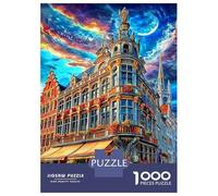 Grote Markt Puzzle 1000-Piece for Adults And Kids, Difficult Jigsaw Puzzle, Challenging & Relaxing Gift 52x38cm/1000pcs