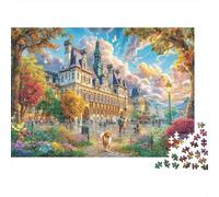 Grote Markt Puzzle 1000 Piece, Jigsaw Puzzle Challenge Eco-friendly Paper Puzzle for Adults & for Age 14 And Up 52x38cm/1000pcs