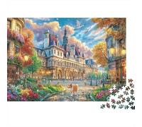 Grote Markt Puzzle 1000 Piece, Jigsaw Puzzle Challenge Eco-friendly Paper Puzzle for Adults & for Age 14 And Up 38x26cm/1000pcs