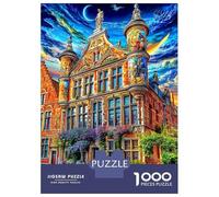 Grote Markt Puzzle 1000 Piece, Jigsaw Puzzle Challenge Eco-friendly Paper Puzzle for Adults & for Age 14 And Up 70x50cm/1000pcs