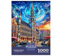 Grote Markt Puzzle 1000 Piece, Jigsaw Puzzle Challenge Eco-friendly Paper Puzzle for Adults & for Age 14 And Up 70x50cm/1000pcs