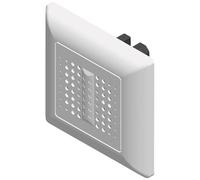 Grothe 43721 Buzzer 8-12V 80dBa White Integrates with Switch Programs