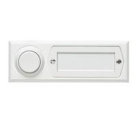 Grothe 51015 Combilux Bell Button with LED Nameplate White Weather...