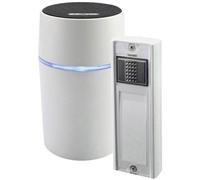Grothe Calima Wireless Door Chime Set with Flashing LED Ring 43560