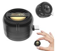 GROTOLY Portable Speaker 5X Black Amplifier - Plug & Play for Music/Calls, Mini Portable Speaker for Smartphones (Type-C Interface)