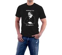 Groucho Marx T-Shirt Whatever it is I'm Against it Tee by Sillytees Black, black, 3XL