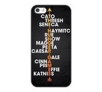 Grouden R Create and Design Phone Case, the hunger games Cell Phone Case for iPhone 5 5S SE Black + Tempered Glass Screen Protector (Free) LPC-8031531