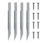 Ground anchors for swing set, swing set ancors kit,Heavy metal earth anchors | High wind trampoline stake versatile hardware accessories for outdoor and garden