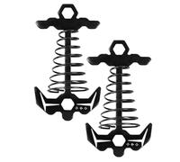- Ground Anchors - Metal Fixing Nails, Spiral Trampoline Anchors, Portable Accessories for Holding Shelters, Strong Terrain Fixing Aid | Placing Equipment for Travel, Ab, beige, Siehe Beschreibung