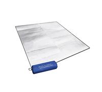 Ground Camping Mat - Aluminum Sleeping Foam Mattress, Double EPE Cushion With Insulating Coated Matte Foil, 200 x 150cm