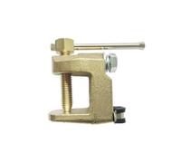Ground Clamp Heavy Duty Brass U Form Ground Clamp Threaded Screw Clamp Top Clamping Bar Compact Open Frame Clamp Secure Grip Suitable for Workshop tasks Fabrication Work