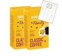 Ground Coffee Bundle which Contains Family Roasted Ground Coffee 250G - Pack of 2 with Grocery List Card