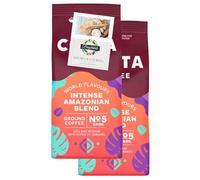 Ground Coffee Costa Intense Amazonian Blend Ground 200g 2 Pack + Brightdale Kitchen Booklet