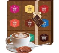 Ground Coffee Gift Set - Gourmet Ground Coffee Selection Of 9 Assorted Flavours Including Dark Roast French Vanilla Mocha Perfect For Coffee Lovers Brew And Enjoy For Men Women Gift Set For Her