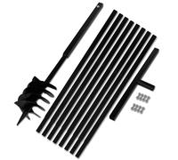 Ground Drill with Handle Steel Auger Tool Multi Sizes Multi Models vidaXL