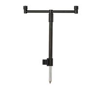 Ground Fishing Channel Holder, Ground Fishing Rod Holder - Cat Fishing Equipment Bracket for Beach, Carrier Adjustable Boat Accessories with 2 Heads for Kayak Boat Garage