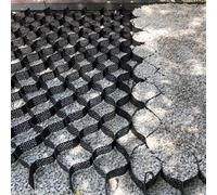Ground Grid 5cm Deep 16M Width Durable Plastic Grids for Gravel Driveway Bidirectional Erosion Control for Slopes and Gardens
