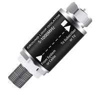Ground Loop Isolator - Cable TV Audio Isolation Transformer,Hum Buzz TV/Noise Eliminator