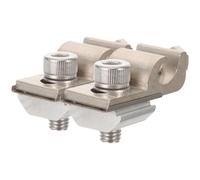 Ground Lug Silver Solar Panel Cable Clamp 2pcs Tinned Copper