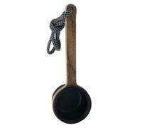 Ground Measuring Spoon with Wood Handle, Black Long Handle | Kitchen Measuring Spoon with Wood Handle Coffee Powder Spoon for Coffee Brewing Utensils Easy to Use