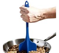 Ground Meat Chopper Comfortable Grip Kitchen Gadget | Ground Meat Masher Tool for Avocado Turkey Vegetables Carrots Pumpkin Potato Picnic Baking Puree Making (Blue)