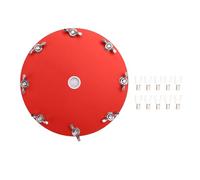 Ground Network Disk for Portable Shortwave Antenna, Aluminum Alloy with 10 Terminals - Durable Construction, Easy Installation, Enhances Communication Performance