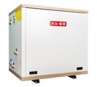 Ground or Water Source Heat Pump for Heating by Floor Heating or Radiator and Cooling by Fan Coil (10P)