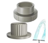 Ground Pool Fountain Adapter - Leak Proof Fittings, Durable Connector Set, High Pressure Resistant Design, Easy Install Accessory | Set for Backyard Garden Courtyard Playground Lawn Water Feature