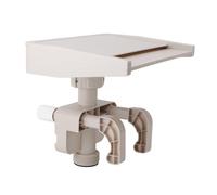 Ground Pool Waterfall Attachment Detachable PVC Fountain Spillway for Relaxing Cascade Outdoor Swimming Pool Accessory Garden Decor