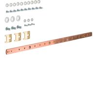 Ground Rail Universal 20x5mm 2 Pole UZ020