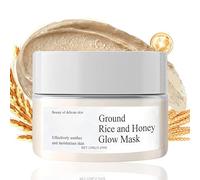 Ground Rice And Honey Clay Mask -Rice Mask- Face Masks Beauty-Pore-Refining Face With Rice & Honey for Smooth, Clay Mask for Pores,Clear Skin - 150ml