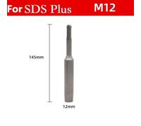Ground Rod Driver for SDS-Plus, for Socket Wrench for Hammer Drill, Forged Chromium-Vanadium Steel M8-M20 Drill Bit, 141-180 mm M12