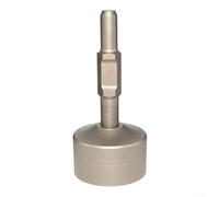 Ground Rod Driver for T-Posts, 65A Shank, Made from 40Cr Alloy Steel, Compatible with Electric Hammer Drills, for Fence Installation and Grounding(100MM)