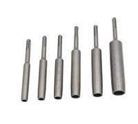 Ground Rod Driver Tool for SDS-Plus Hammer Drill, Forged Cr-V Steel with Round Handle, Easy Install for M8-M20 Grounding Stakes