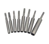 Ground Rod Driver Tool for SDS-Plus Hammer Drill, Forged Cr-V Steel with Square Handle, Install for M8-M20 Grounding Rods
