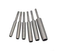 Ground Rod Driver Tool for SDS-Plus Rotary Hammer Drill, Chromium-Vanadium Steel Socket Wrench Set for M8-M10-M12-M14-M16-M20 Ground Stake Installation, Professional Hand Tool(M8)