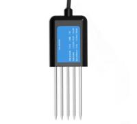 Ground Sensor for Agriculture, Floristry & Garden, Measures Moisture, pH, NPK, Temperature, Conductivity, IP68, USB Interface, No Battery (B)