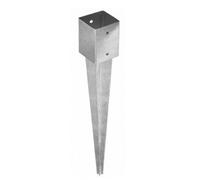Ground Spike Heavy Duty Galvanised Drive-In Pergola Post Anchor Support Stakes 91X91mm - 750mm